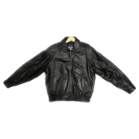 Vintage Leather Biker/Bomber Jacket